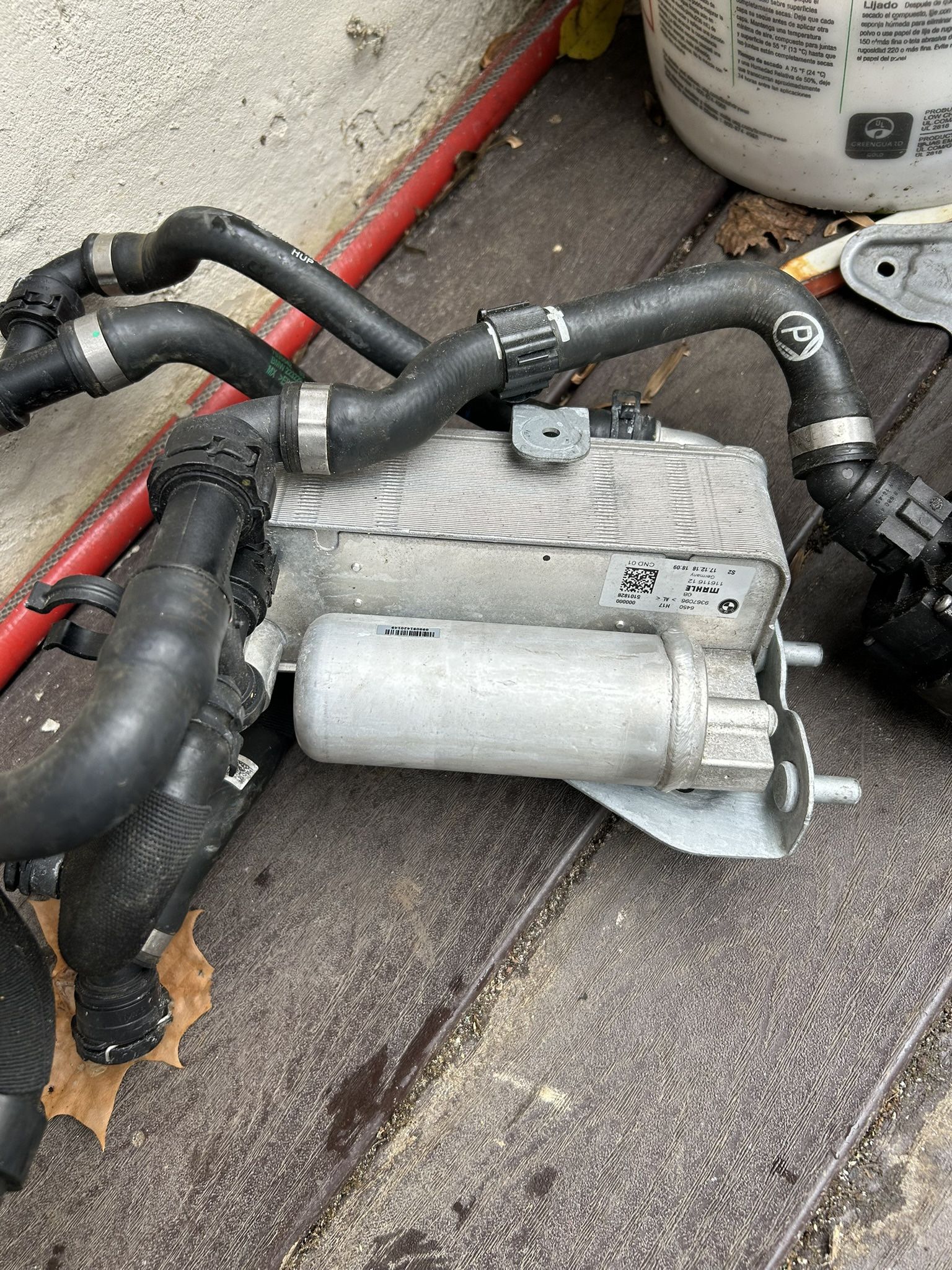 BMW air conditioning cooler with A/C drier