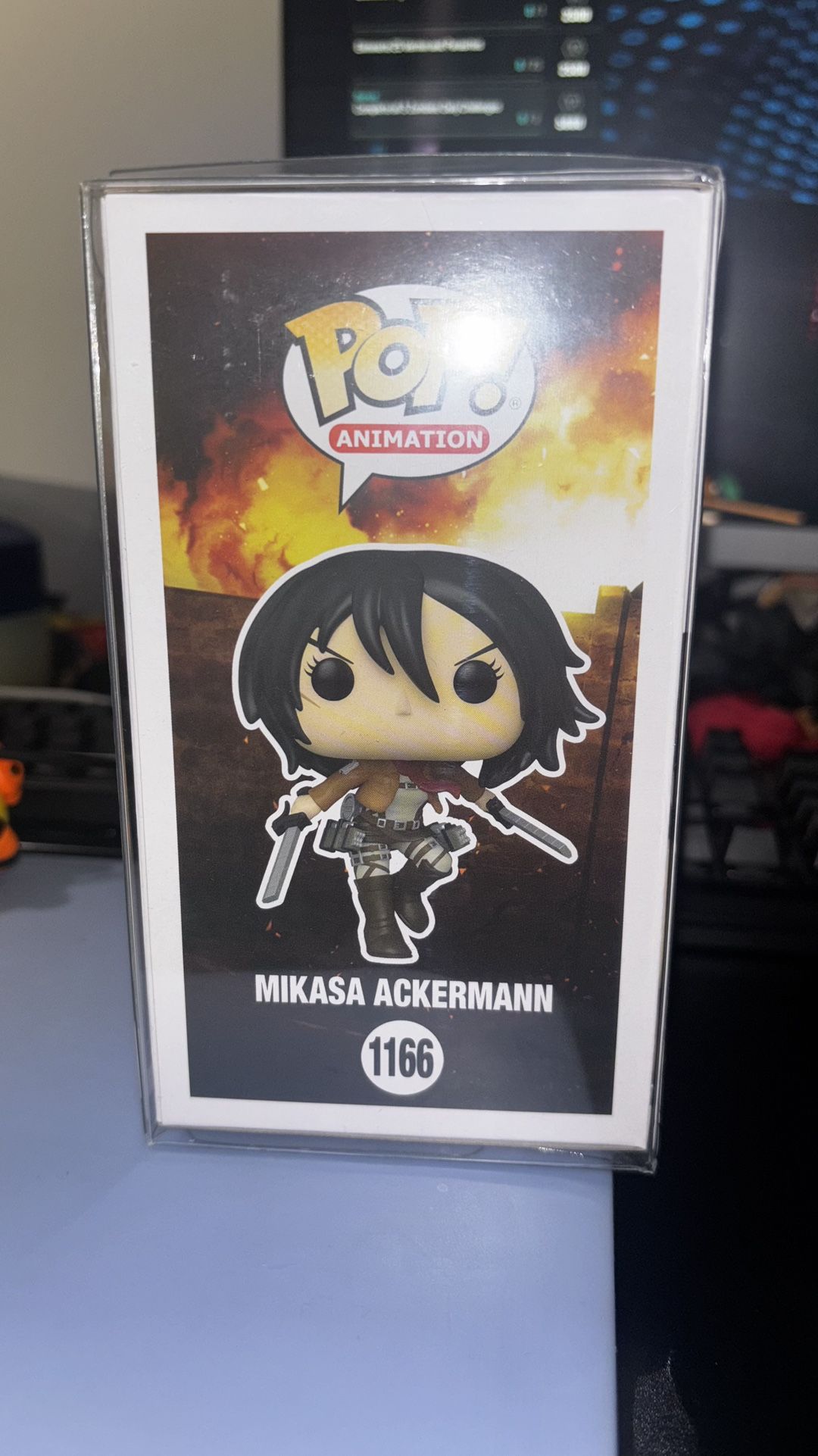 Mikasa From Attack On Titans Signed Funkon Collectibles & Art