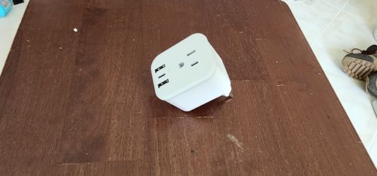 European Travel Plug Adapter Foldable International Power Plug Adapter with USB-C, Type C/L 2 in 1 Plug Adaptor Converter for US to Most of Europe EU 