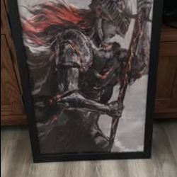 Malenia, Blade of Miquella - Custom Framed Elden Ring Art (18" x 28")