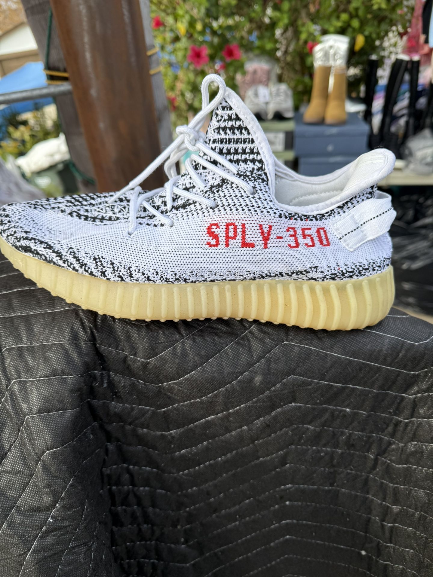 White Yeezes 