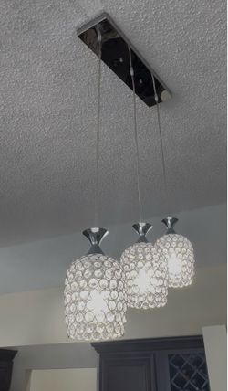 Crystal Pendant Light Fixture