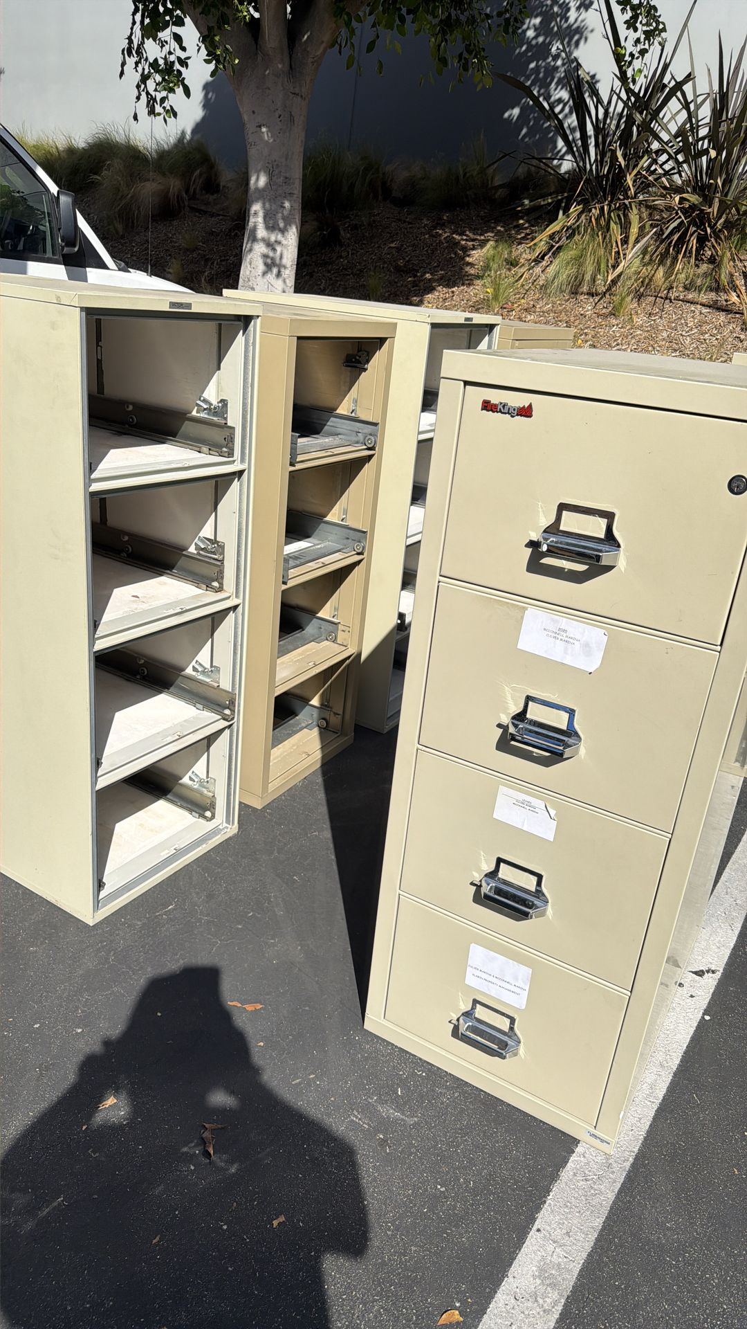 Fireproof filing cabinets