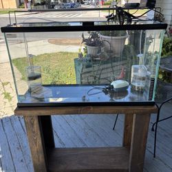 Visio 24gallon Aquarium W/ Solid Wood Stand 