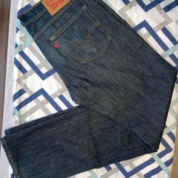 Levi’s 514 Straight Leg Dark Wash Jeans Men’s W34 X L34 Classic Fit 
