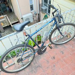 Huffy Tulsa Blue 26in Mountain Bike 7-Speed Twist Shifter Kickstand