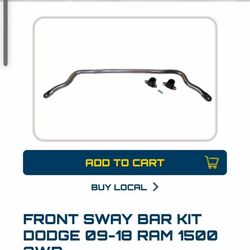 Dodge Ram 1(contact info removed)-2018 front sway bar RWD