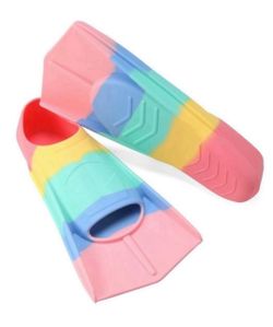 Kids Swim Fins, Short Kids Fins Youth Swimming Flippers for Lap Swimming Training for Children Girls Boys Beginners NEW Retails $31.99