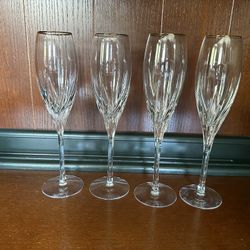 Lenox Monument Crystal Champagne Flute