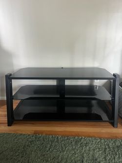 Glass-Metal TV Stand