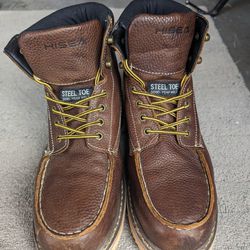Hisea Steel Toe Work Boots Men's 11.5