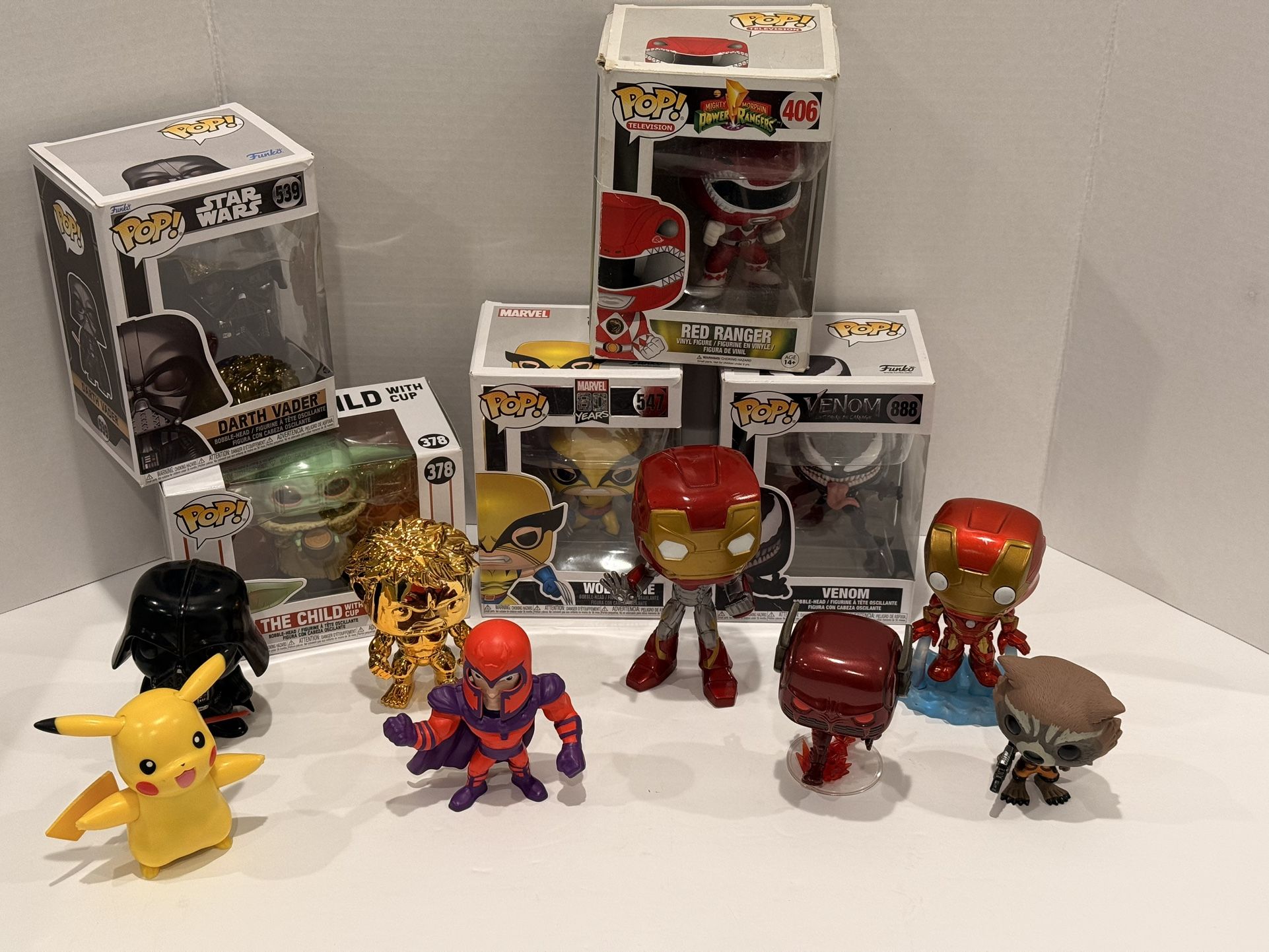 Funko Pop Collection Bundle Deal Power Rangers Wolverine Marvel Venom Star Wars