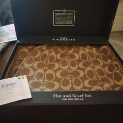 Coach Hat And Scarf