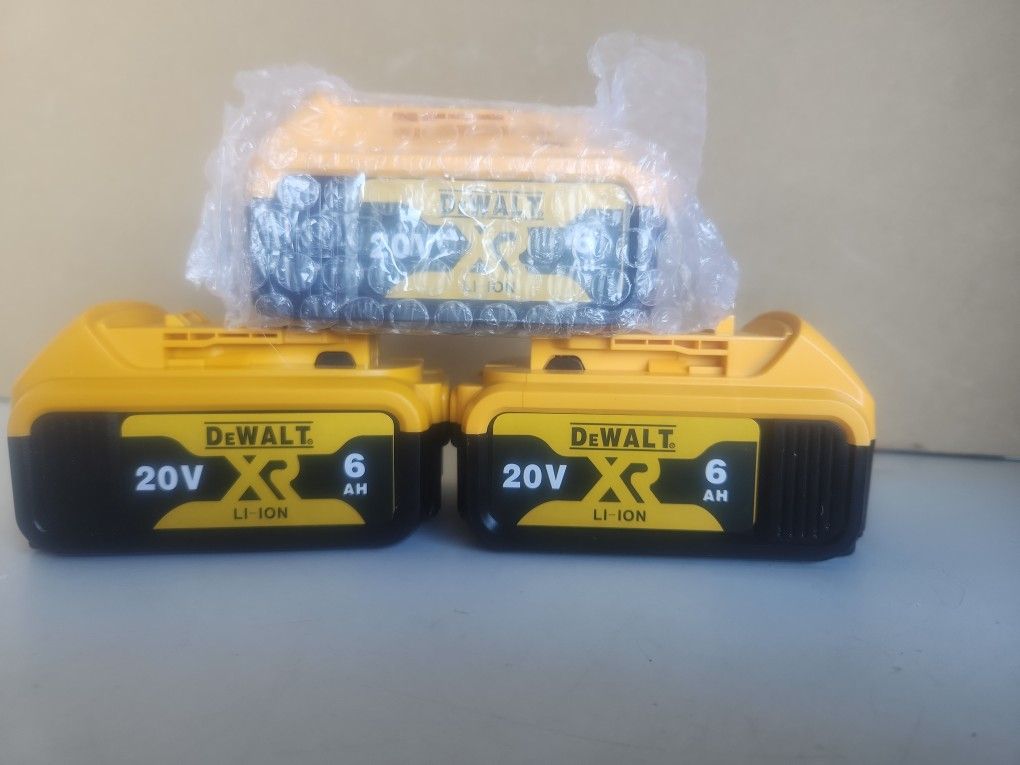 Dewalt 20v Xr 6.0ah Lithiu-ion Batteries Have 5
