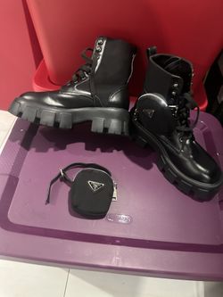 Prada Combat Boots
