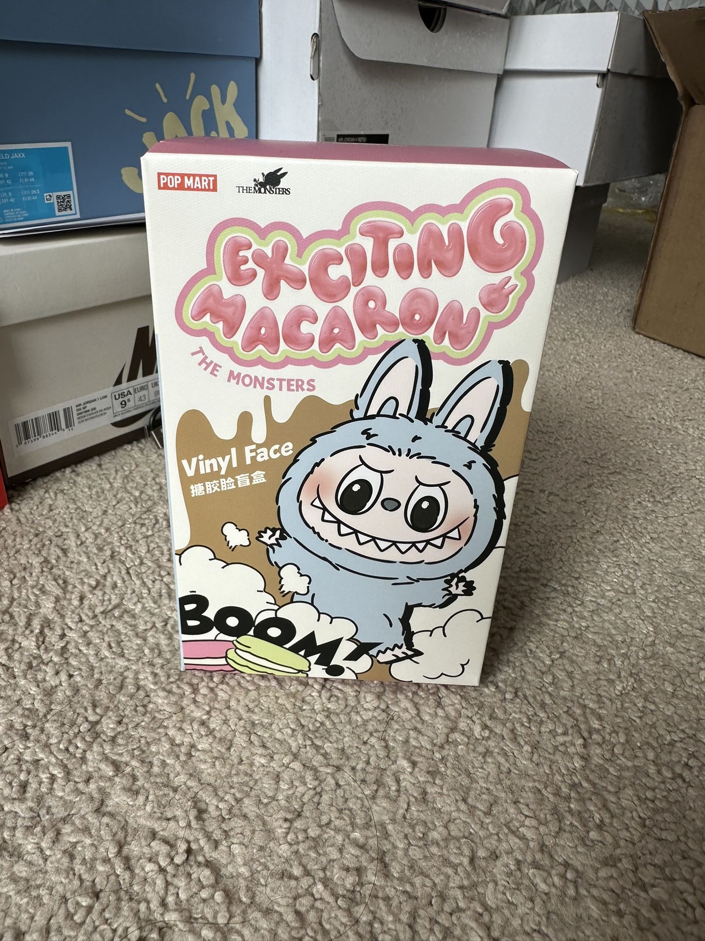 Popmart Exciting Macaron Labubu Plush Blind Box