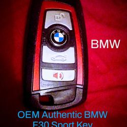 Replacement Key Fob Authentic BMW Brand
