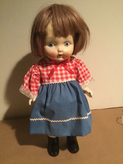 Antique Paper Mache Doll