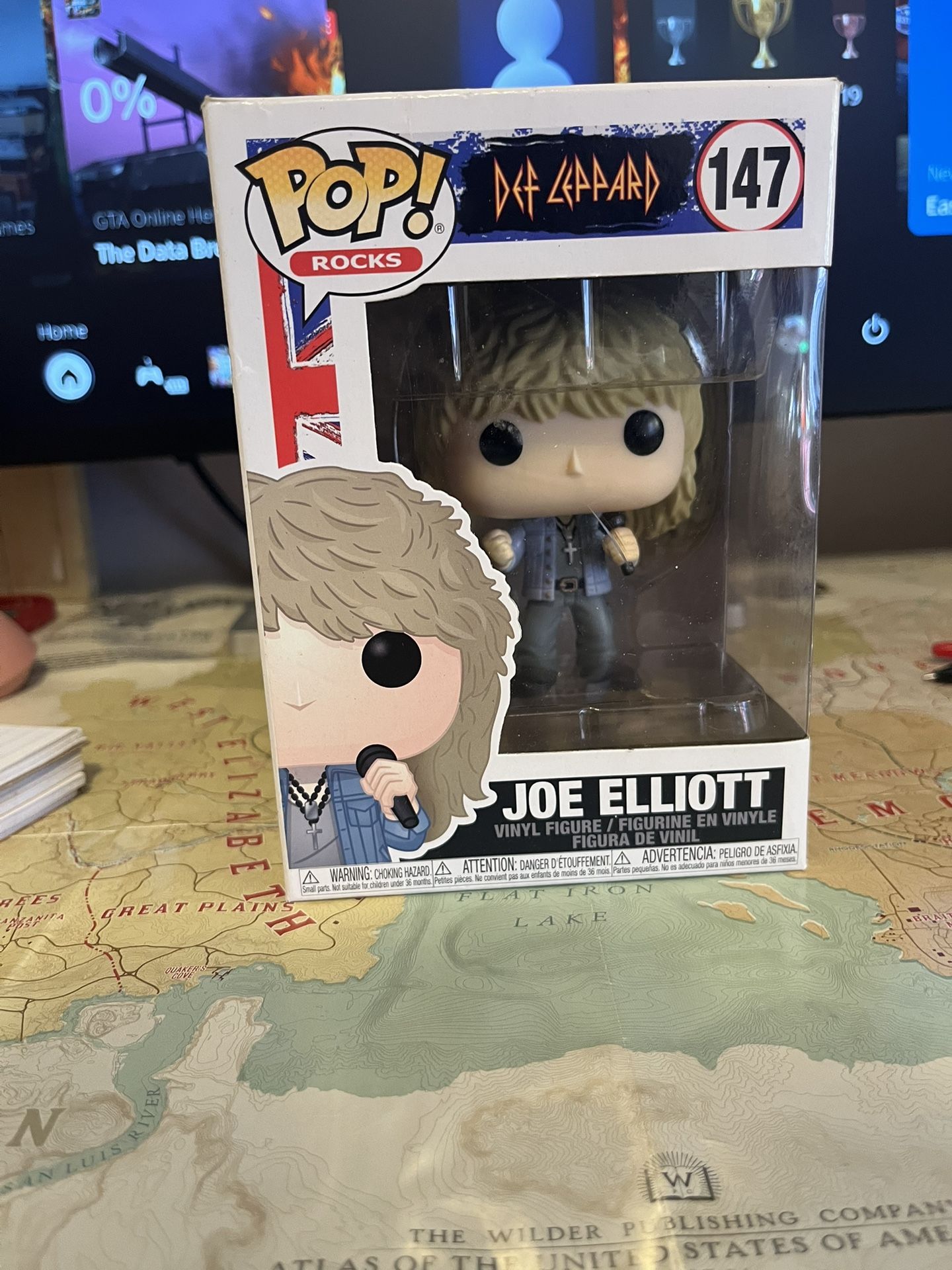 Joe Elliott Of Def Leppard Funko Pop