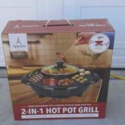2_in_1 Hot Pot Grill New In The Box Never Benn Used 