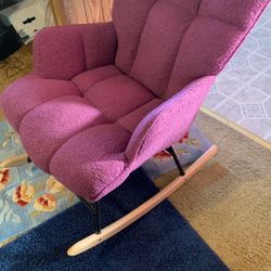 New Purple Rocking Chair