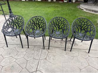 Oaknest Crystal, Matte Black Finish Stackable , up to 330Ibs