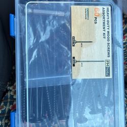 Heavy Duty Wood Screws 60 Pieces new