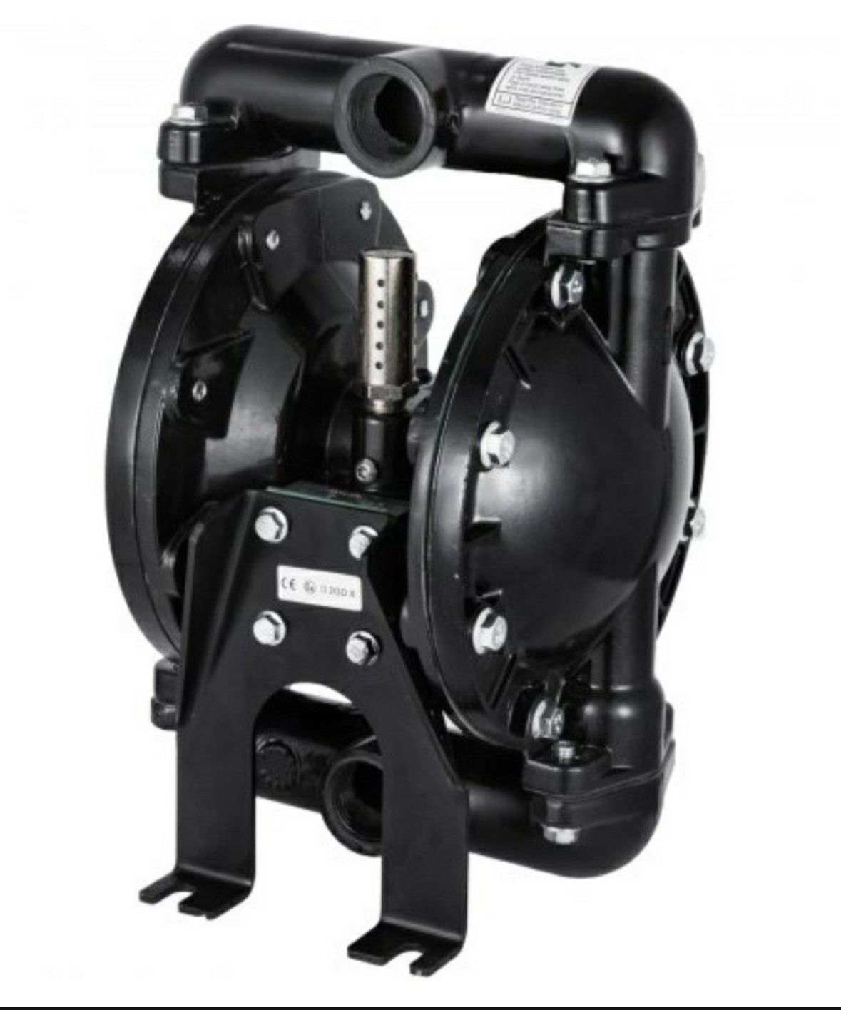 Air-Operated Double Diaphragm Pump QBY4-25L F46 35 GPM 1 Inch Inlet And Outlet