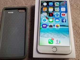 Apple 6 Plus Works Excellent, W/Box & Case