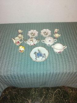 Fine Miniature China Set