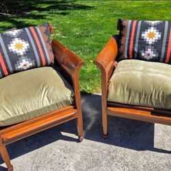 Craftsman-Style Lounge Chairs