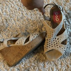 Beige Wedges