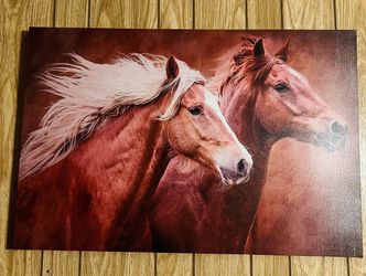 Two Horses Wall Art Print