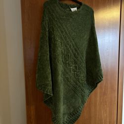 Outside Additions By Stan Herman Knit Sweater Poncho 