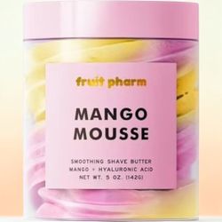 Fruit Pharm Mango Scent Shave Butter with Hyaluronic Acid, 5 oz Unisex Face Body