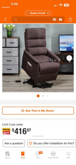 Recliner/Lift massage chair NEW
