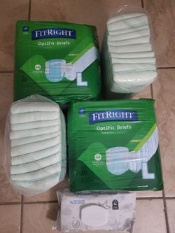 Fit Right Briefs/ Chucks & Wipes