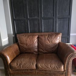 Leather Love Seat/Couch