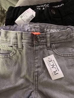 Children’s place black denim and grey denim jeans. Size 3t. New with tag