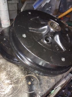 Rear drum brake, 5 lug