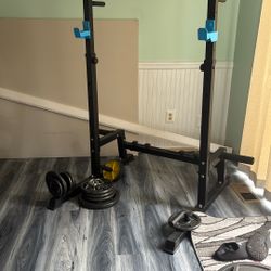 Bench Press And Squat Rack