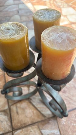 Big and heavy candle holder.  $35.00