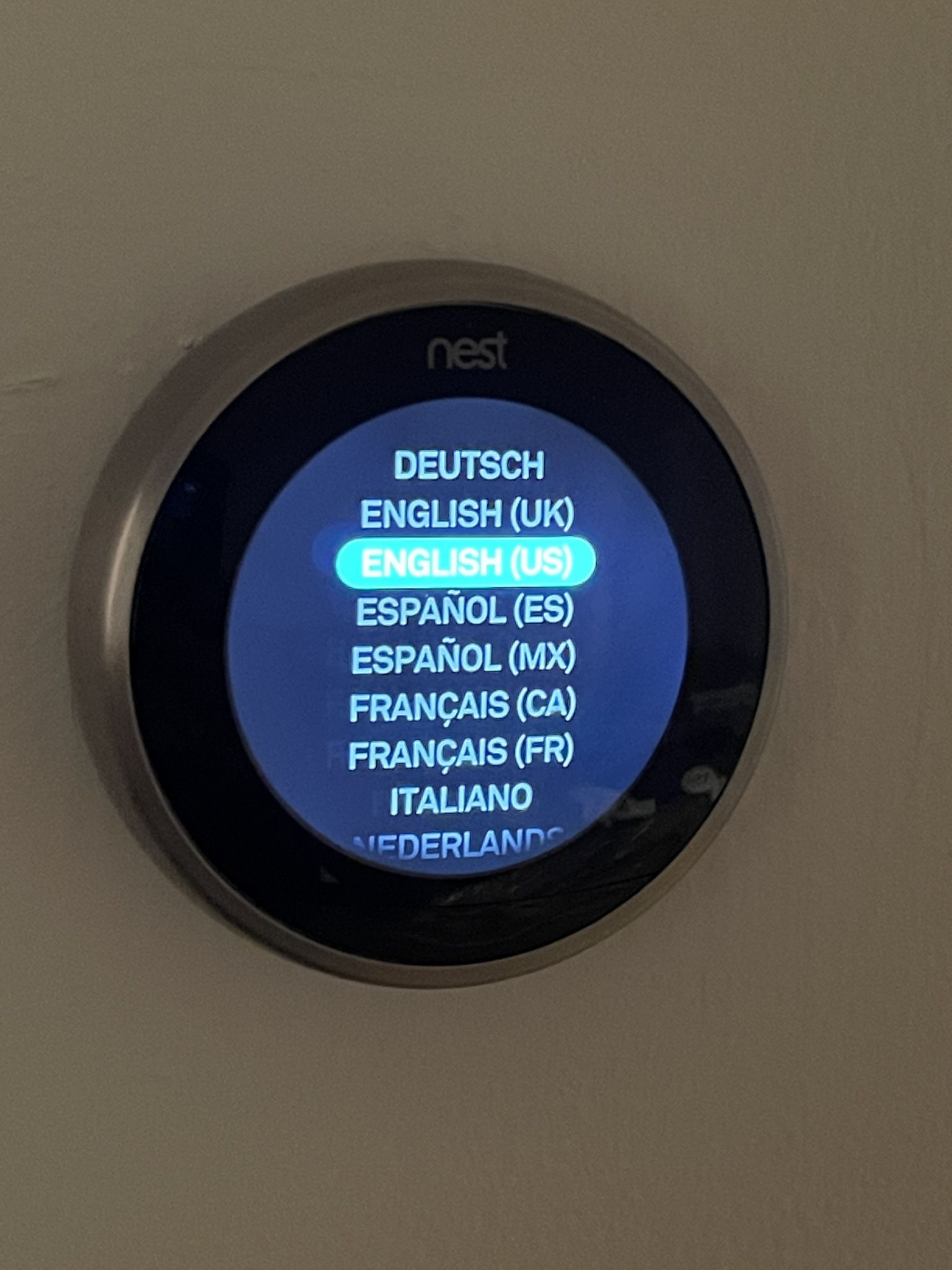 Google Nest Thermostat 3rd Gen