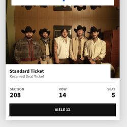 Grupo Frontera Ticket 
