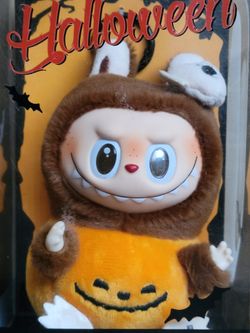 Happy Halloween Pumpkin Labubu