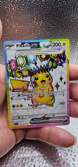 Pikachu ex 219/191 Sv08: Surging Sparks Holo-Ultra Rare-English