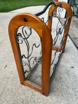 Small wine rack 9 bottles