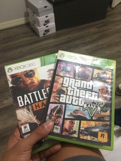 Xbox 360 GTA 5 and Battfield hardline