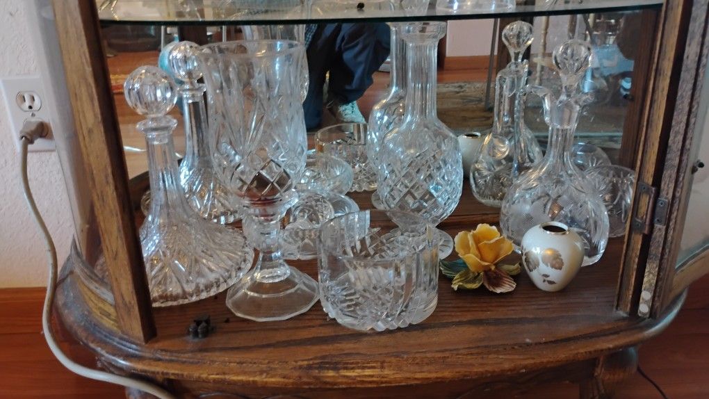 Assorted Antique China, And Crystal Heirlooms