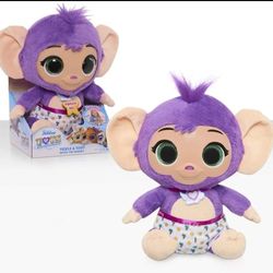Disney Jr. 10" Tickle & Toot  Baby Mitsu the Monkey Interactive Plush - T.O.T.S